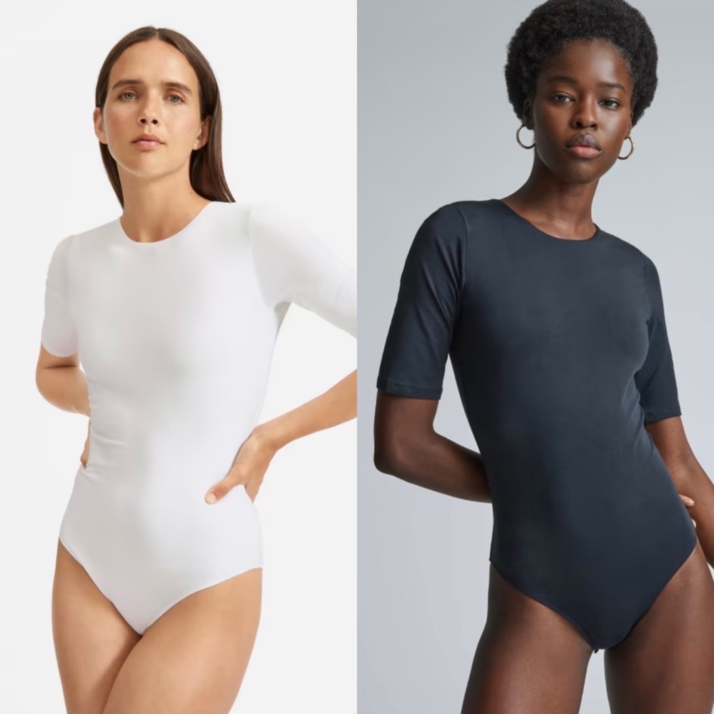 Everlane Short Sleeve Crewneck Bodysuit Bundle
